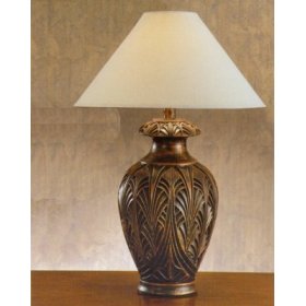 Antique Bronze Table Lamp 32 Inch