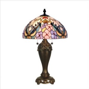 Dale Tiffany Crystal Peony Table Lamp
