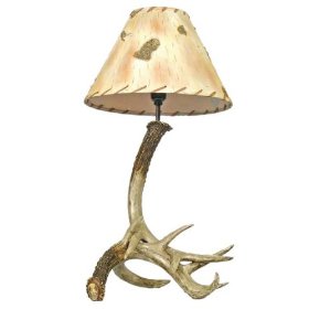 Antler Table Lamp Without Shade 24"