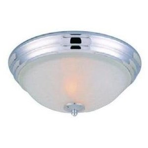 Hampton Bay Chrome 2-Light Flushmount Lamp