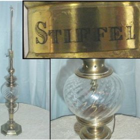 Vintage Genuine Stiffel Table Lamp Brass