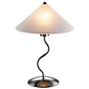LumiSource Doe Li Touch-On Metal Table Lamp